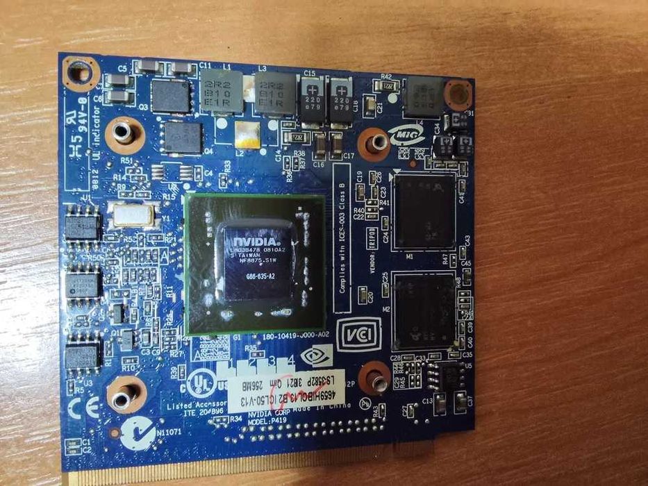 nVidia GeForce 8600M GT Ddr2 Ddr3 Ddr4