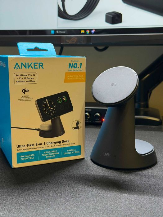 Carregador Anker 45W + cabo USB-C