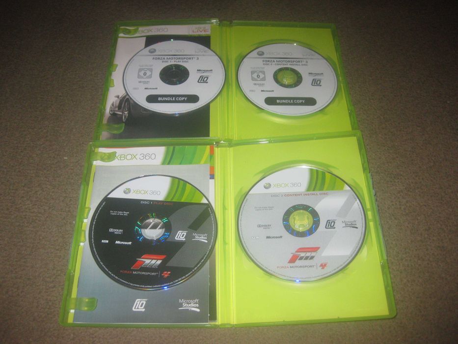 2 Jogos da Saga "Forza Motorsport" para a Xbox 360/Completos!