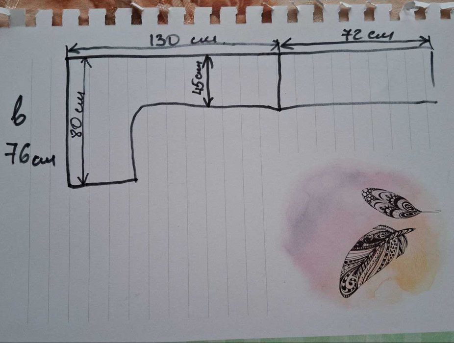 Письмовий (комп'ютерний) стіл