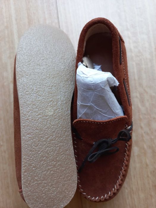 Mocassins em camurça - nr 34