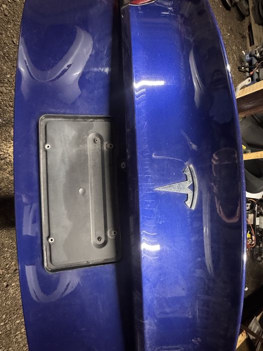 Ляда Багажник Кришка багажника Tesla Model 3 синя PPSB