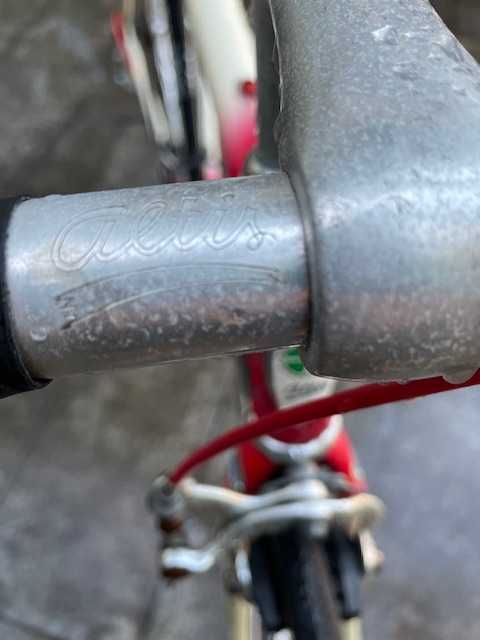 Clássica altis campagnolo vermelha e branca, completa