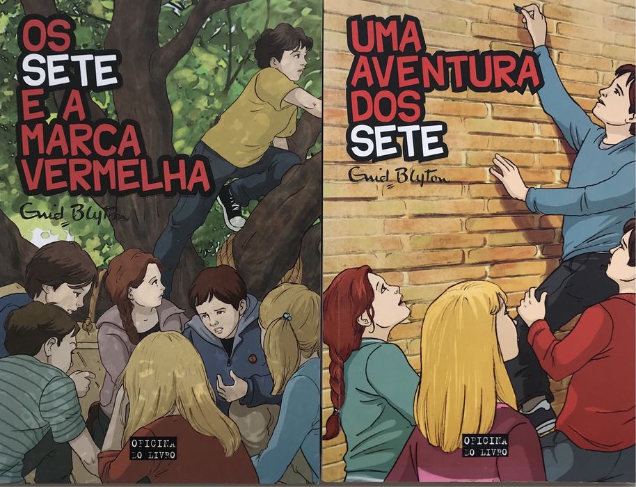Conjunto de 2 livros Enid Blyton: Os Sete