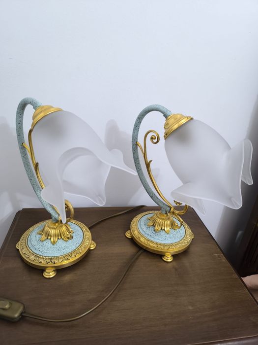 Candeeiros talha dourada