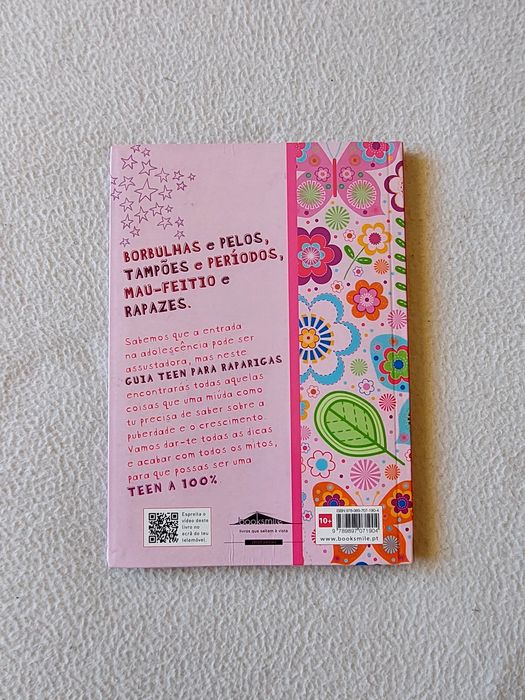 Livro "guia teen para raparigas"