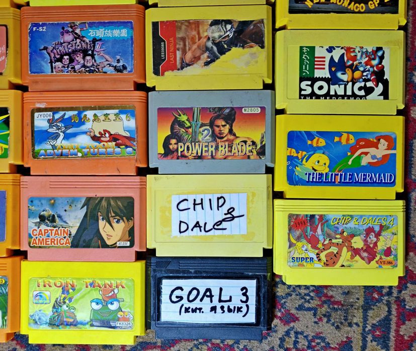 Картриджи одноигровки для Dendy 8 Bit (Денди 8 Бит)