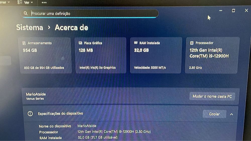 Mini pc intel i9 32gb ram 1TB ssd
