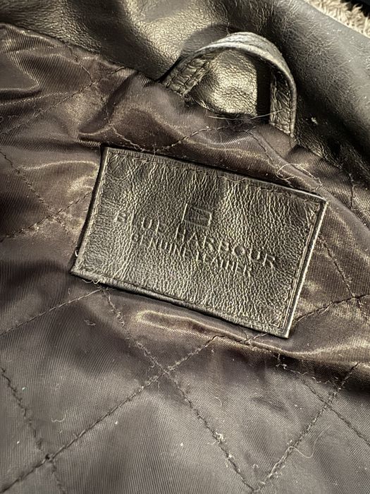 Meska skorzana kurtka Blue Harbour