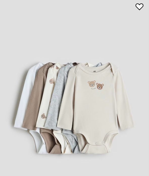 5 боді hm 62 розмір