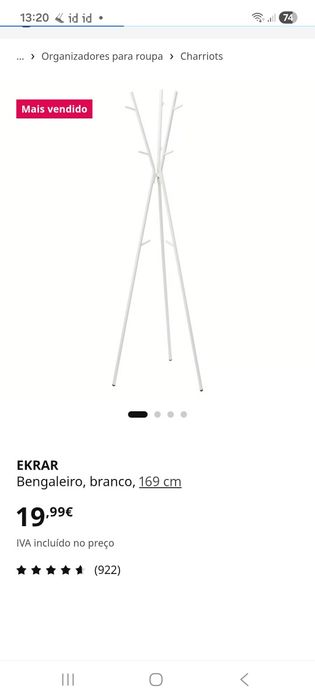 Bengaleiro ikea como novo