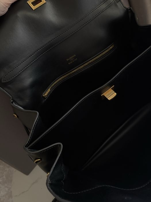 Шкіряна сумка чорна