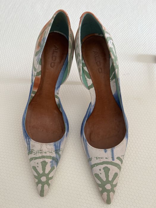 Sapatos Aldo salto alto verão