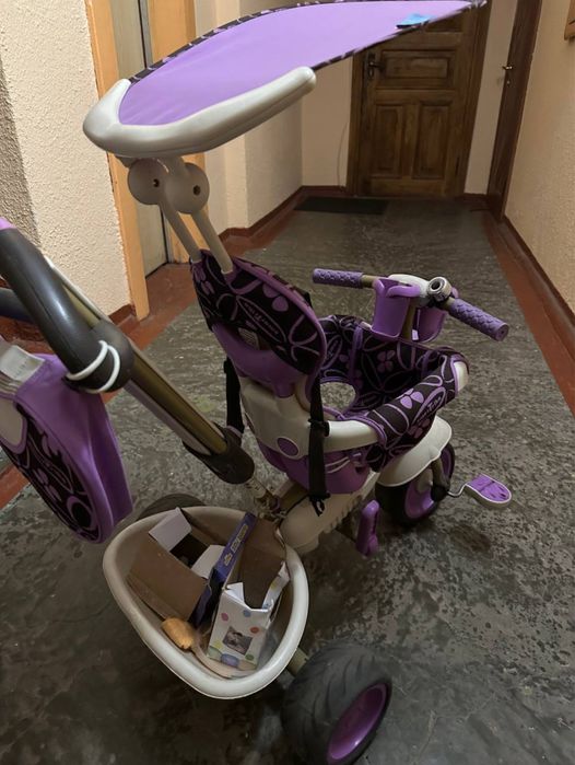 велосипед Smart Trike з батьківською ручкою