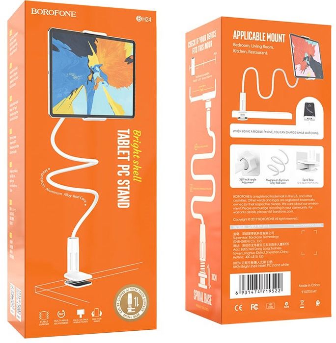 Держатель для планшета смартфона BOROFONE BH24 Bright shell tablet PC