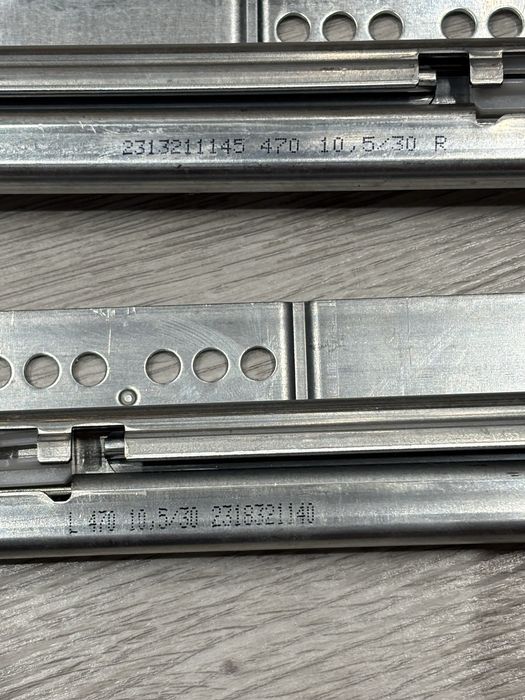 Направляючі Hettich  Atira, 470мм, 2 пари