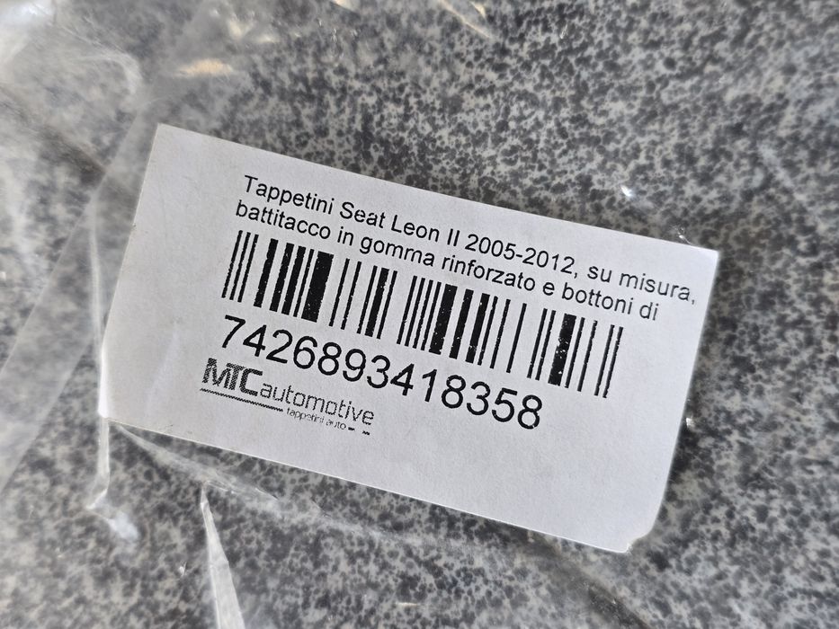 Tapetes traseiros SEAT Leon mk2