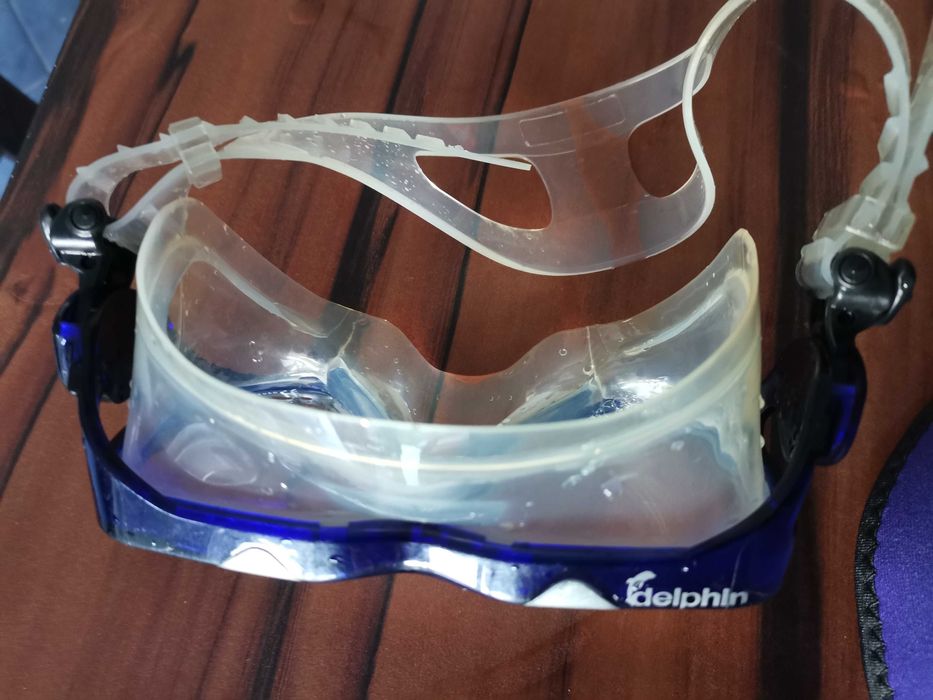 Maska do nurkowania z rurką delphin