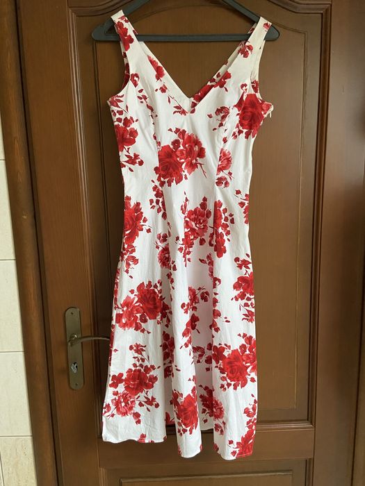 Romantyczna sukienka bawełniana