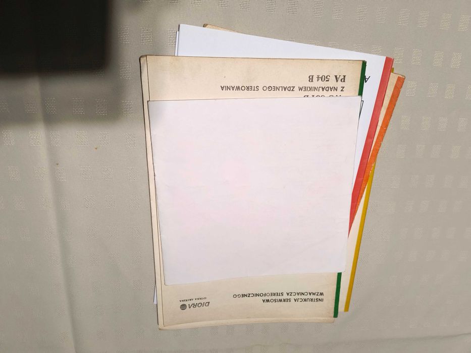 Instrukcja obsługi tunera z RDS Unitra Diora AS-506