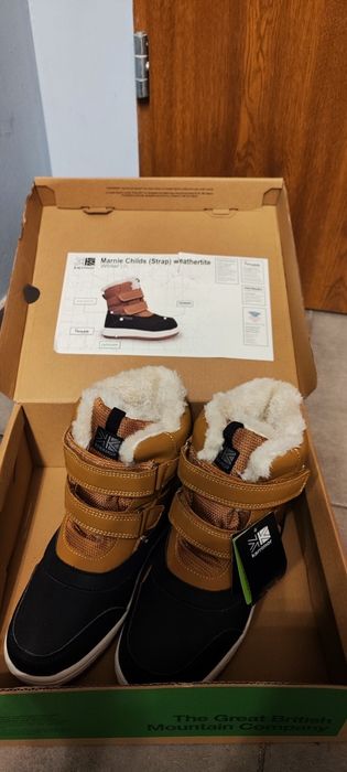 Buty dziecięce zimowe wodoodporne karrimor