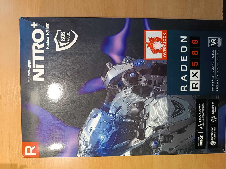 Відеокарта Sapphire Nitro+ Rx 580 8gb gddr5