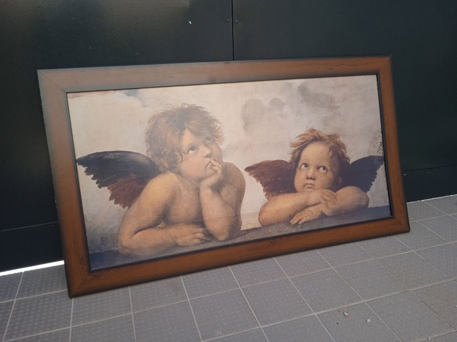 Quadro 2 Anjinhos Curiosos