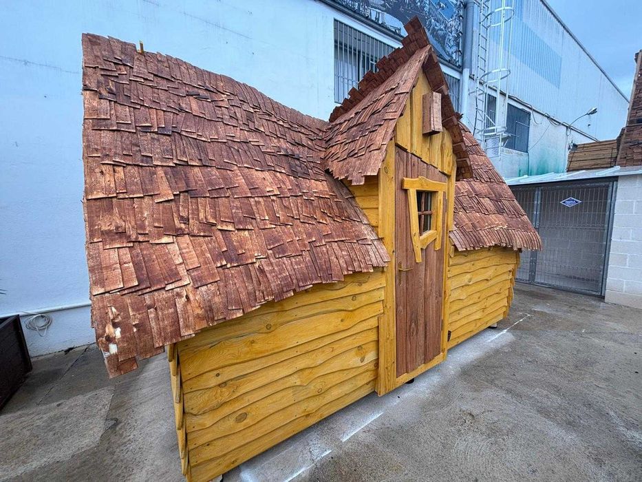 Casa de Madeira - Conto de Fadas - Modelo Morgan de 7,5m2