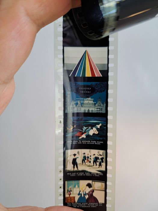 PANIENKA Z OKIENKA cz 2 bajka na rzutnik projektor diaskop PRL