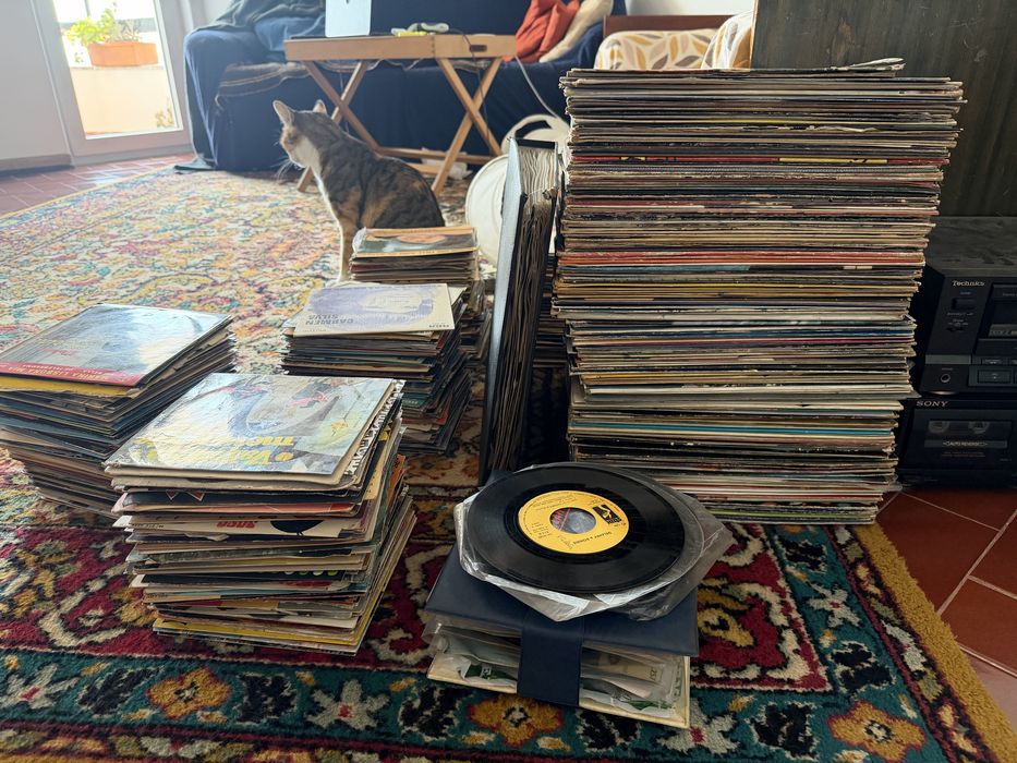 Lote 500+ discos vinil