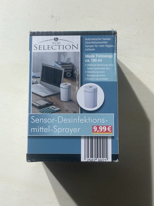 Sensoryczny dyspenser dezynfekcji