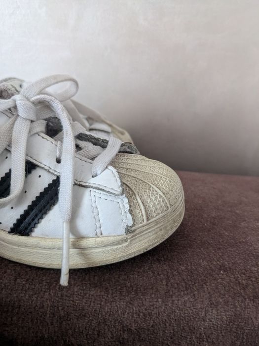 Кросівки кеди дитячі Adidas superstar 25,5 р 15,5 см