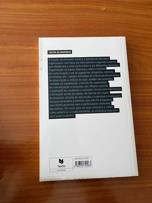Livro "Ser Treinador"
