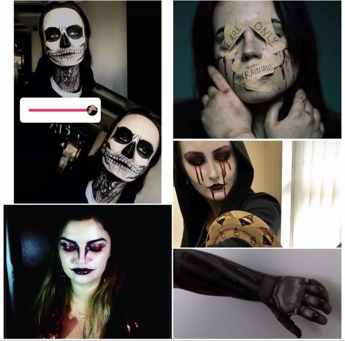 Грим на Хеллоуин. Halloween