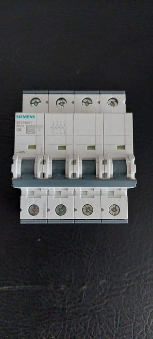 Siemens 5SY4406-7 wyłącznik nadmiarowo-prądowy 400V 10kA