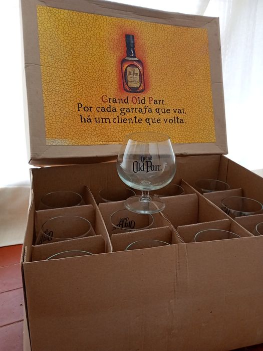 copos de vidro novos  Grand Old Parr