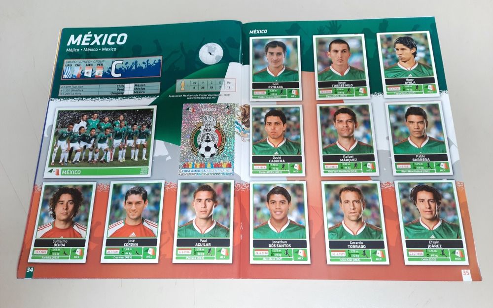 Caderneta completa Copa América 2011 panini