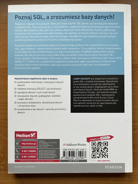 Język SQL Przyjazny podręcznik