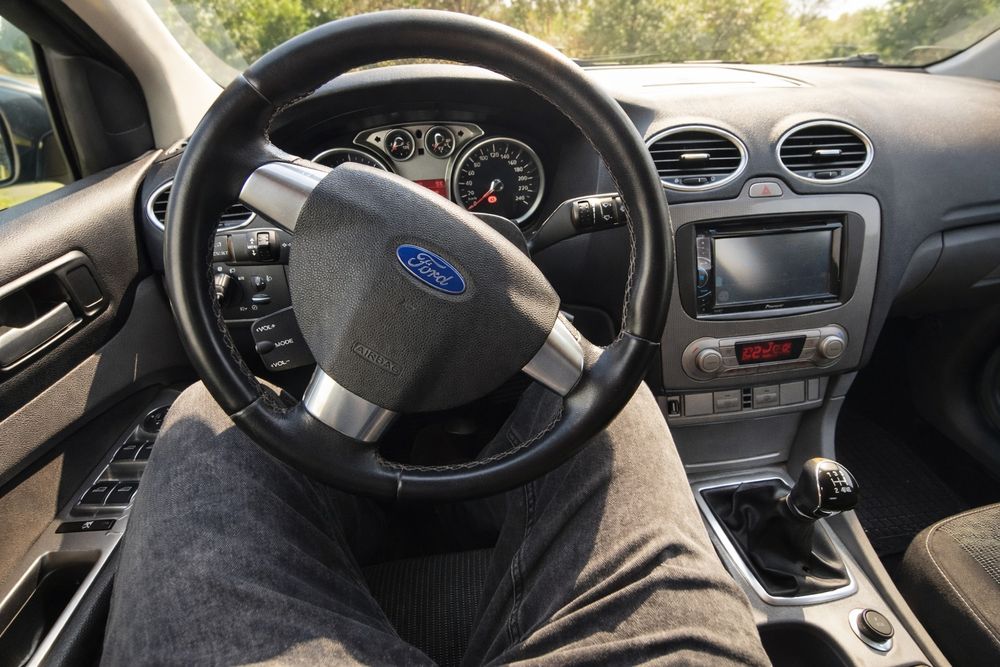 Ford Focus MK2 • nowy przegląd do 11.05.2027r • CZARNY • BOGATA WERSJA