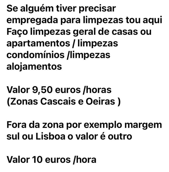 Limpezas casas particulares