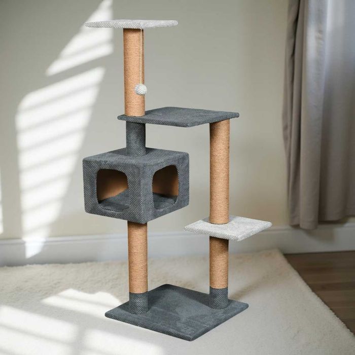 Домик когтеточка дряпка Игровой комплекс для кота кігтеточка будиночок