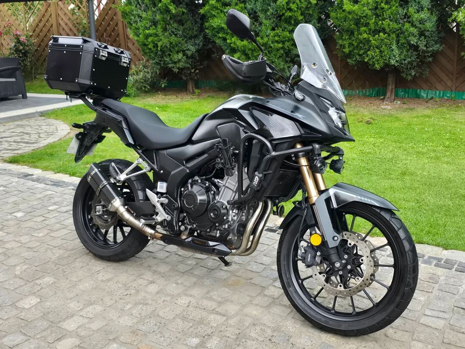 Honda CBX CB500X 2023r, bogaty w akcesoria, mozliwa zamiana na auto