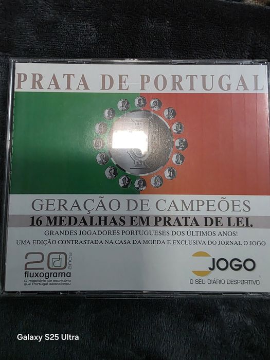 Geração campeôes moedas de prata