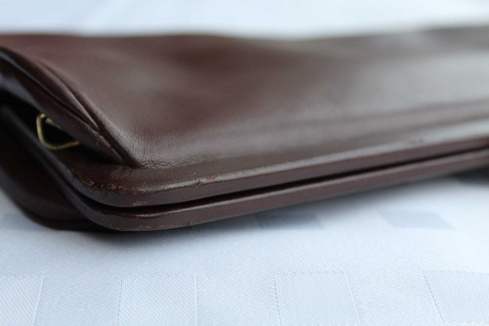 Torebka Kopertowa Brązowa Karnawał Sylwester Lata 20