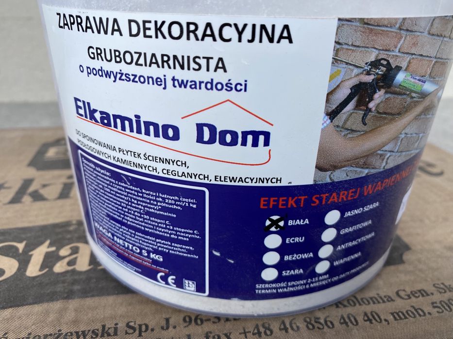 Płytka elewacyjna ELKAMINO DOM Stara Cegła biała