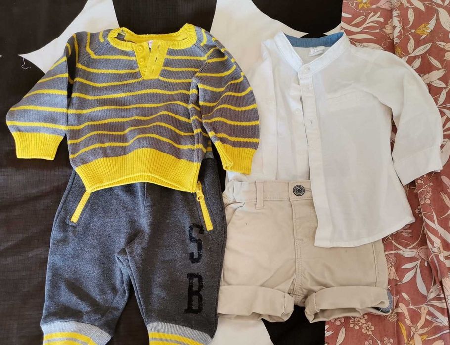Roupinha de menino 0-4 meses, excelente estado, bom preço