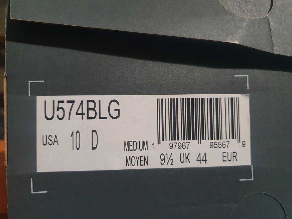 Buty męskie sneakersy  New Balance U574  44 EU  28 CM