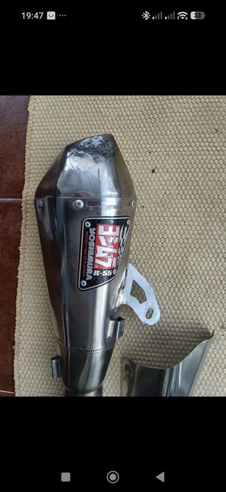 escape original Yoshimura R-55 em aço inoxidável (RASPADO)