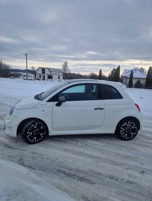 Fiat 500 Sport Hybryd biała perła