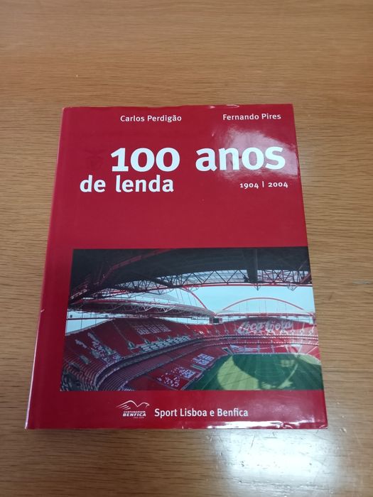 Livro 100 anos de lenda Benfica